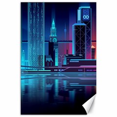 Digital Art Artwork Illustration Vector Buiding City Canvas 24  X 36 