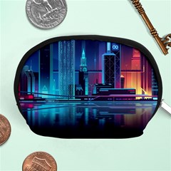 Digital Art Artwork Illustration Vector Buiding City Accessory Pouch (medium) by Maspions