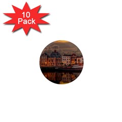 Old Port Of Maasslui Netherlands 1  Mini Magnet (10 Pack) 