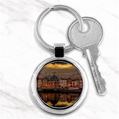 Old Port Of Maasslui Netherlands Key Chain (round)