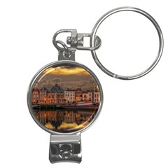 Old Port Of Maasslui Netherlands Nail Clippers Key Chain by Maspions