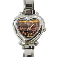 Old Port Of Maasslui Netherlands Heart Italian Charm Watch