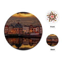 Old Port Of Maasslui Netherlands Playing Cards Single Design (round)