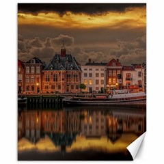 Old Port Of Maasslui Netherlands Canvas 16  X 20 