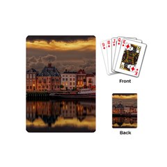 Old Port Of Maasslui Netherlands Playing Cards Single Design (mini)