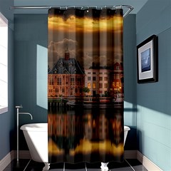 Old Port Of Maasslui Netherlands Shower Curtain 36  X 72  (stall) 