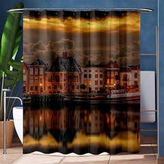 Old Port Of Maasslui Netherlands Shower Curtain 60  X 72  (medium)  by Maspions