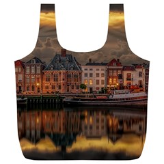 Old Port Of Maasslui Netherlands Full Print Recycle Bag (xl) by Maspions