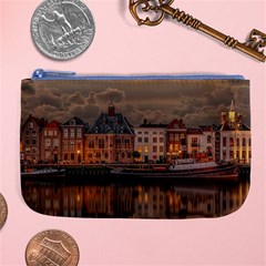 Old Port Of Maasslui Netherlands Large Coin Purse