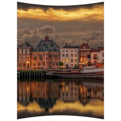 Old Port Of Maasslui Netherlands Back Support Cushion