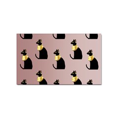 Cat Egyptian Ancient Statue Egypt Culture Animals Sticker Rectangular (10 Pack)