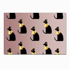 Cat Egyptian Ancient Statue Egypt Culture Animals Postcard 4 x 6  (pkg Of 10)