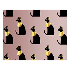 Cat Egyptian Ancient Statue Egypt Culture Animals Premium Plush Fleece Blanket (large) by Maspions