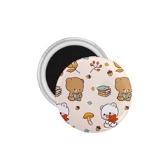 Bear Cartoon Background Pattern Seamless Animal 1 75  Magnets