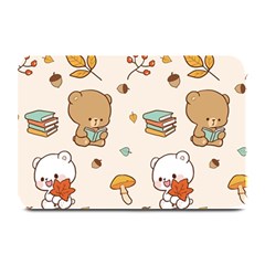 Bear Cartoon Background Pattern Seamless Animal Plate Mats