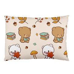 Bear Cartoon Background Pattern Seamless Animal Pillow Case