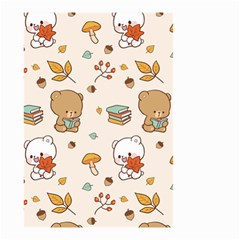 Bear Cartoon Background Pattern Seamless Animal Small Garden Flag (two Sides)