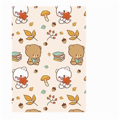 Bear Cartoon Background Pattern Seamless Animal Large Garden Flag (two Sides)