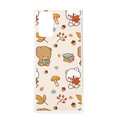 Bear Cartoon Background Pattern Seamless Animal Samsung Galaxy Note 20 Tpu Uv Case