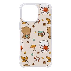 Bear Cartoon Background Pattern Seamless Animal Iphone 13 Pro Tpu Uv Print Case