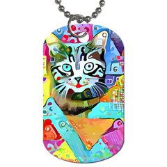 Kitten Cat Pet Animal Adorable Fluffy Cute Kitty Dog Tag (one Side)