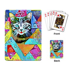 Kitten Cat Pet Animal Adorable Fluffy Cute Kitty Playing Cards Single Design (rectangle)