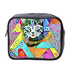 Kitten Cat Pet Animal Adorable Fluffy Cute Kitty Mini Toiletries Bag (two Sides)