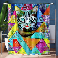 Kitten Cat Pet Animal Adorable Fluffy Cute Kitty Shower Curtain 60  X 72  (medium)  by Maspions