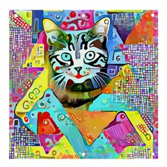 Kitten Cat Pet Animal Adorable Fluffy Cute Kitty Banner And Sign 4  X 4 