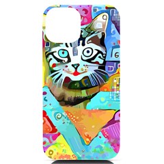 Kitten Cat Pet Animal Adorable Fluffy Cute Kitty Iphone 14 Black Uv Print Case by Maspions