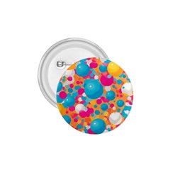 Circles Art Seamless Repeat Bright Colors Colorful 1 75  Buttons