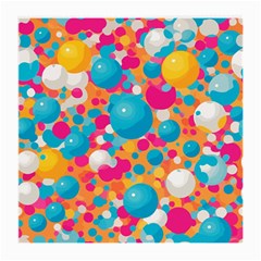 Circles Art Seamless Repeat Bright Colors Colorful Medium Glasses Cloth