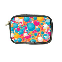 Circles Art Seamless Repeat Bright Colors Colorful Coin Purse