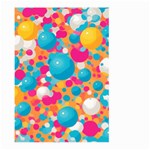 Circles Art Seamless Repeat Bright Colors Colorful Large Garden Flag (Two Sides) Front