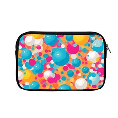 Circles Art Seamless Repeat Bright Colors Colorful Apple Macbook Pro 13  Zipper Case