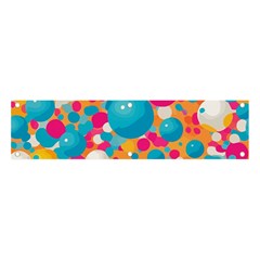 Circles Art Seamless Repeat Bright Colors Colorful Banner And Sign 4  X 1 