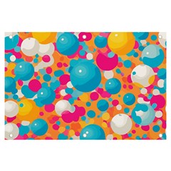 Circles Art Seamless Repeat Bright Colors Colorful Banner And Sign 6  X 4 