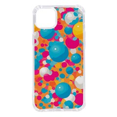 Circles Art Seamless Repeat Bright Colors Colorful Iphone 14 Plus Tpu Uv Print Case by Maspions