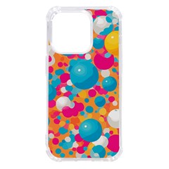 Circles Art Seamless Repeat Bright Colors Colorful Iphone 14 Pro Tpu Uv Print Case by Maspions