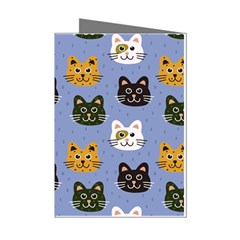 Cat Cat Background Animals Little Cat Pets Kittens Mini Greeting Cards (pkg Of 8)