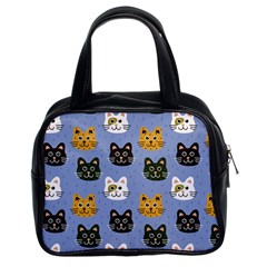 Cat Cat Background Animals Little Cat Pets Kittens Classic Handbag (two Sides) by Maspions