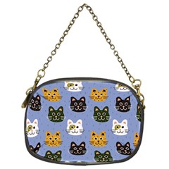 Cat Cat Background Animals Little Cat Pets Kittens Chain Purse (two Sides)