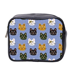 Cat Cat Background Animals Little Cat Pets Kittens Mini Toiletries Bag (two Sides)