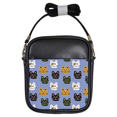 Cat Cat Background Animals Little Cat Pets Kittens Girls Sling Bag