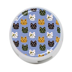 Cat Cat Background Animals Little Cat Pets Kittens 4-port Usb Hub (two Sides)