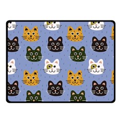 Cat Cat Background Animals Little Cat Pets Kittens Fleece Blanket (small)