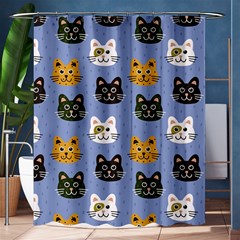 Cat Cat Background Animals Little Cat Pets Kittens Shower Curtain 60  X 72  (medium)  by Maspions