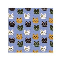 Cat Cat Background Animals Little Cat Pets Kittens Square Satin Scarf (30  X 30 ) by Maspions