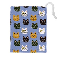 Cat Cat Background Animals Little Cat Pets Kittens Drawstring Pouch (5xl) by Maspions