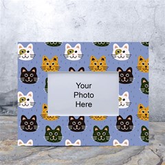 Cat Cat Background Animals Little Cat Pets Kittens White Tabletop Photo Frame 4 x6  by Maspions